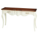 Estila Luxusní provence konzolový stolek Deliciosa z lakovaného mahagonového dřeva 125cm