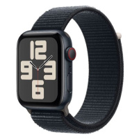 Apple Watch SE (2023) Cellular 40mm sportovní provlékací řemínek temně inkoustový Temně inkousto