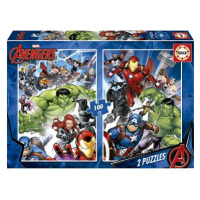 EDUCA Puzzle Avengers 2 × 100 dílků