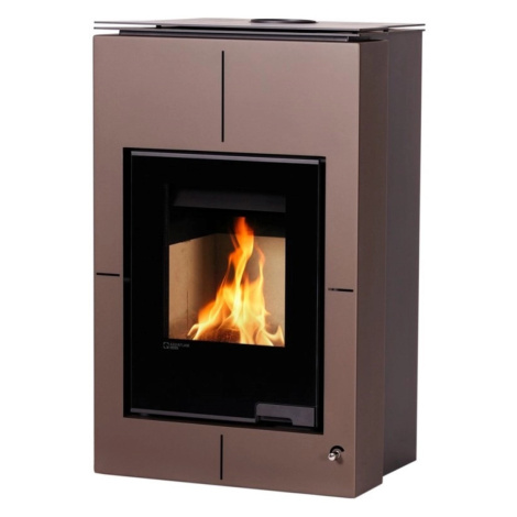 HS Flamingo Krbová kamna AQUAFLAM VARIO SAPORO 11/7kW hnědá 650x600x1030mm