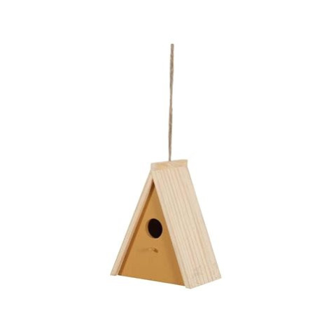 Zolux Dřevěná budka na hnízdění pro ptáky trojúhelník 17 × 11 × 21 cm