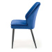HALMAR Jídelní židle K432 tmavě modrá