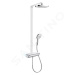 Hansgrohe 27282400 - Sprchový set Showerpipe 300 s termostatem, 2 proudy, EcoSmart 9 l/min, bílá