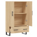 vidaXL Skříň highboard dub sonoma 69,5 x 31 x 115 cm kompozitní dřevo