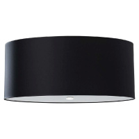Černé stropní svítidlo se skleněným stínidlem ø 70 cm Volta – Nice Lamps
