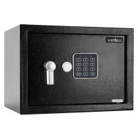 Digitální trezor BestBerg BBSB-3C / 20 x 31 x 20 cm / černá