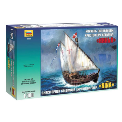 Model Kit loď 9005 - Caravel "Nina" (1:100) Zvezda