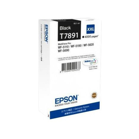 Epson T7891 - originální Černá