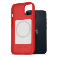 AlzaGuard Magsafe Silicone Case pro iPhone 14 červené