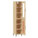 vidaXL Skříň highboard dub sonoma 34,5 x 34 x 180 cm kompozitní dřevo