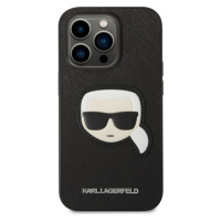 Karl Lagerfeld PU Saffiano Karl Head kryt iPhone 14 Pro Max černý