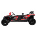 HračkyZaDobréKačky Elektrická bugina ATV RACING UTV2000, 4x150W červená