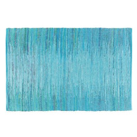 Modrý tkaný bavlněný koberec 160x230 cm MERSIN, 57563