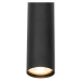 Moderní závěsná lampa černá s dřevěnými 5-ti světly - Jeana