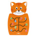 VIGA Dřevěná nástěnná hra - kočička s čísly
