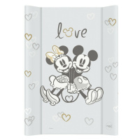 CEBA Podložka přebalovací s pevnou deskou COMFORT 50x70 Disney Minnie & Mickey Grey