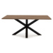 Jídelní stůl s deskou v dekoru ořechového dřeva 100x180 cm Comba – Marckeric