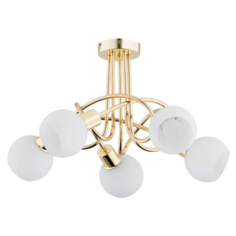 Přisazený lustr ERYKA 5xE14/10W/230V zlatá 63186