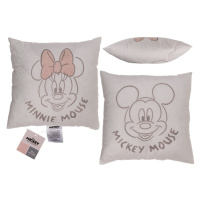 Polštářek dekorační oboustranný Minnie & Mickey 40 x 40 cm