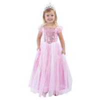 Dětský kostým růžová princezna (S)