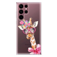 iSaprio Lady Giraffe pro Samsung Galaxy S22 Ultra 5G