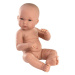 Llorens 63501 NEW BORN CHLAPEČEK - realistická panenka miminko s celovinylovým tělem - 35 cm