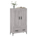 vidaXL Skříň highboard šedá sonoma 69,5 x 31 x 115 cm kompozitní dřevo