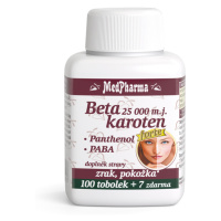 MedPharma Beta karot.25 000 m.j.Pant.+PABA tob.107