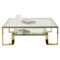 KARE Design Konferenční stolek Gold Rush 120x120cm