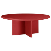 Červený kulatý konferenční stolek ø 80 cm Pausa – Really Nice Things