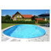 Planet Pool CF Planet Pool Zapuštěný bazén s ocelovou stěnou Exklusiv WHITE/Blue 5,25 x 3,20 x 1