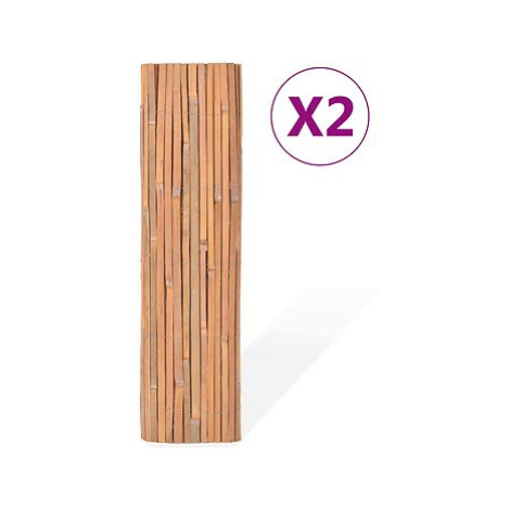 Bambusové ploty 2 ks 100×400 cm 3057515 SHUMEE