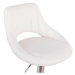 G21 Barová židle G21 Aletra koženková, prošívaná white G21-60023302