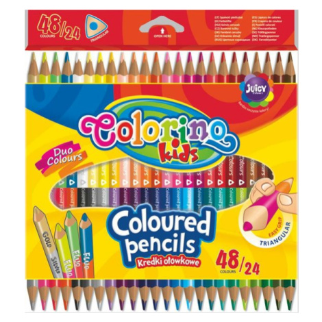 Trojhranné pastelky Colorino - 48 barev / 24 pastelek