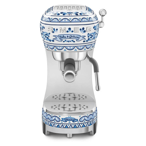 Pákový kávovar Smeg 50s Retro Style Dolce & Gabbana ECF02DGBEU / Blu Mediterraneo / 1350 W / 1,1