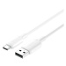 Vention USB 2.0 A Male to C Male 3A Cable 2M White PVC Type