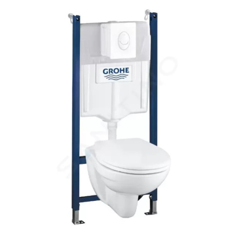 Grohe 39117000 - Sada pro závěsné WC + klozet a sedátko softclose, tlačítko Skate Air, bílá