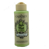 Matná akrylová barva Cadence Style Matt 120ml - spring green zelená jarní Aladine