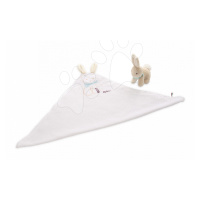 Kaloo zajíček s oušky na mazlení Les Amis Doudou la plyšový zajko 962996 bílo-krémový