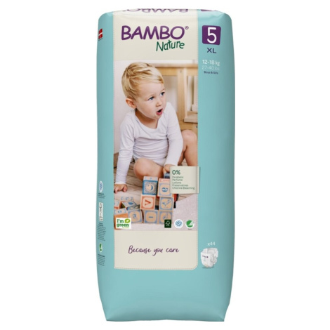 BAMBO Nature Pleny jednorázové 5 XL (12-18 kg) 44 ks