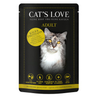 Cat's Love 12 x 85 g - telecí s krocanem