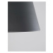 NOVA LUCE závěsné svítidlo VOLCANO kov a akrylový difuzor černá zvenku bílá uvnitř LED 33W 230V 