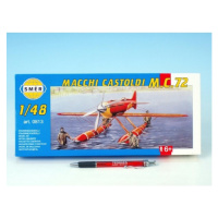 Směr model letadla Macchi Castoldi M.C.72 17 5x19 cm v krabici 31x13 5x3,5 cm 1:48