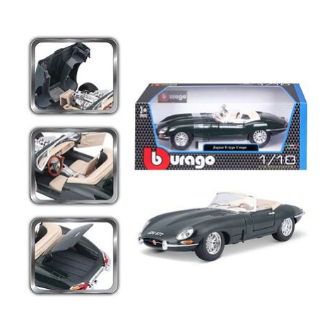 Bburago 1:18 Jaguar "E" Cabriolet (1961) Green