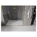 MEXEN/S Velar Duo posuvné sprchové dveře 140, transparent, złote 871-140-000-02-50