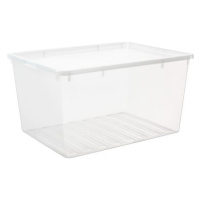 Plast Team Úložný box 134 l, 78 × 57 × 40 cm Basic box, čirý