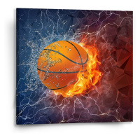 Sablio Obraz Basketbalový míč - 50x50 cm