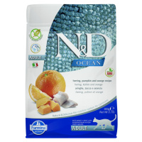 N&D OCEAN CAT GF Adult Herring, Pumpkin & Orange 300g