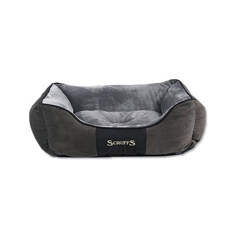 SCRUFFS Chester box bed M 60 × 50 cm šedý