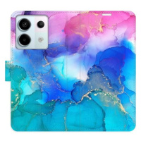 iSaprio flip pouzdro BluePink Paint pro Xiaomi Redmi Note 13 Pro+ 5G